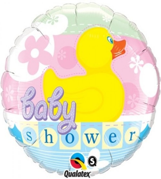 Baby Shower Duck 18 Foil Balloon
