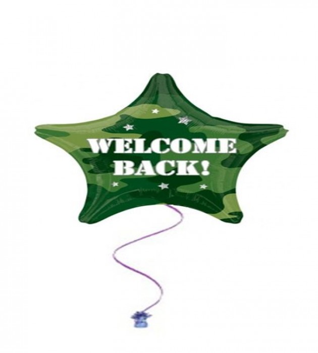 Welcome Back Army 18" Foil
