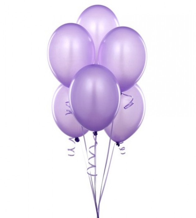Latex party balloons x 6 available in all colours