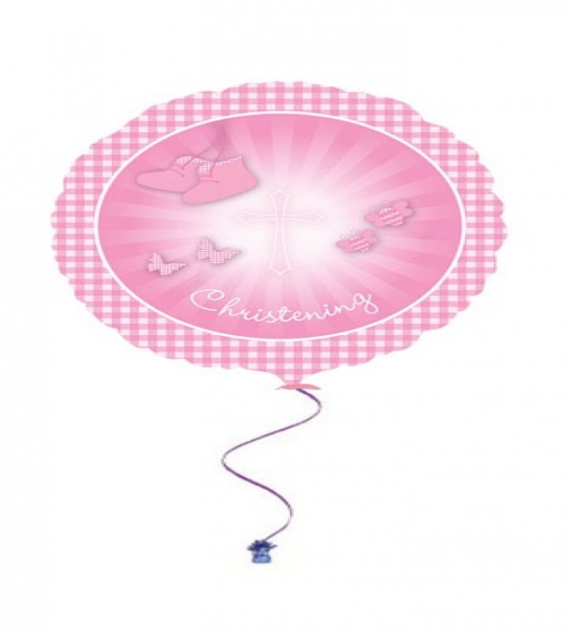 Christening booties Pink