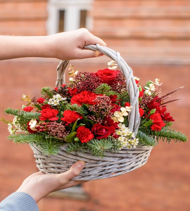 Christmas in a Basket