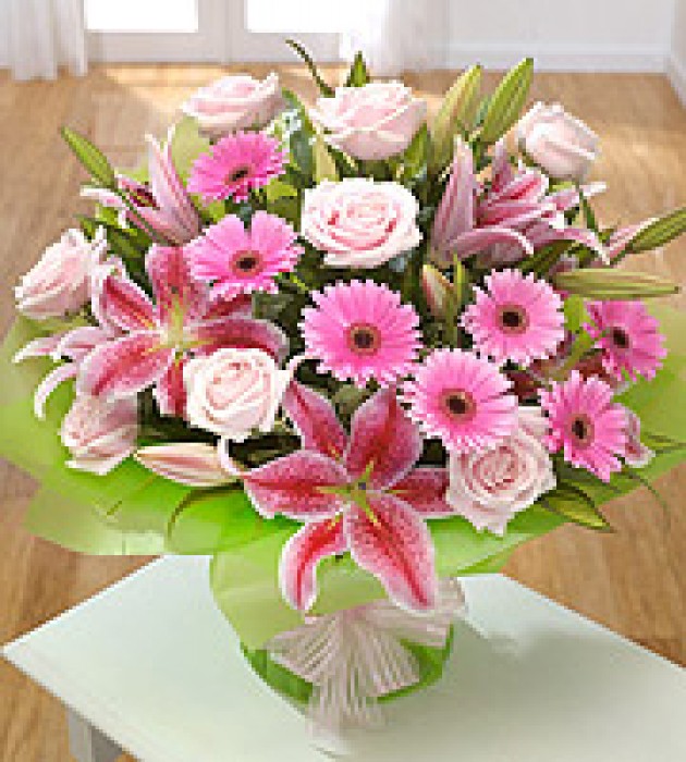 Lillies, Rose & Gerbera