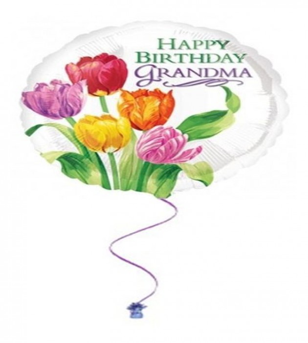 Happy Birthday Grandma Foil