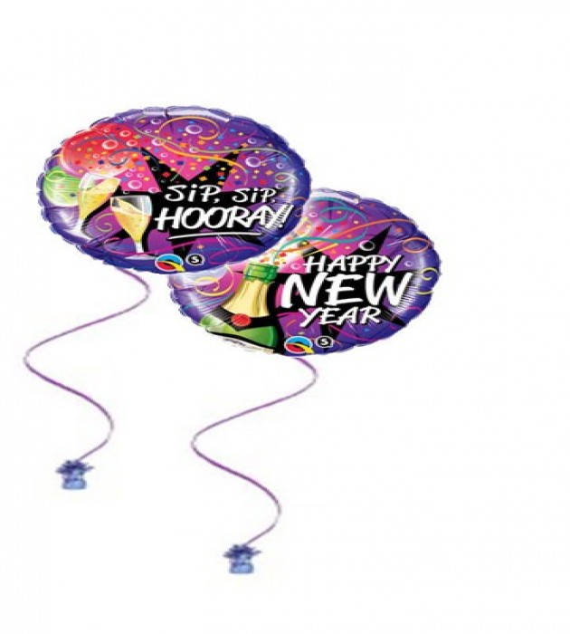 Happy New Year 18" Foil Balloon