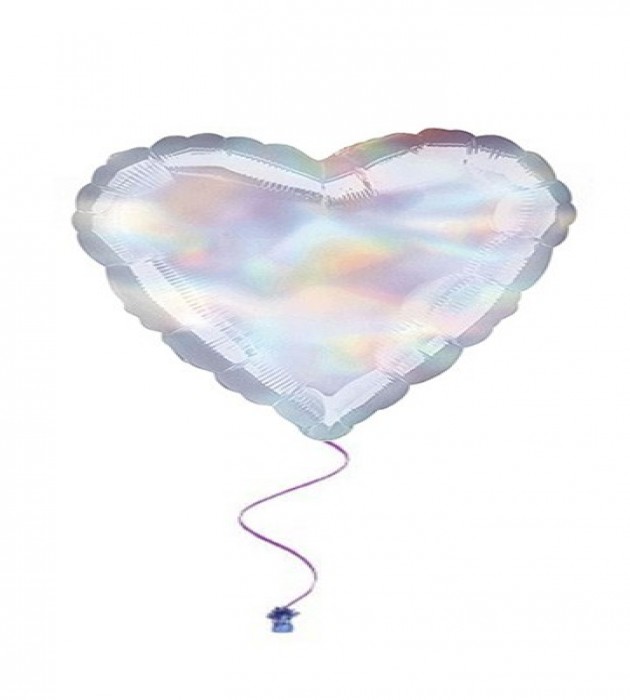 Heart- Iridescent Heart 18''