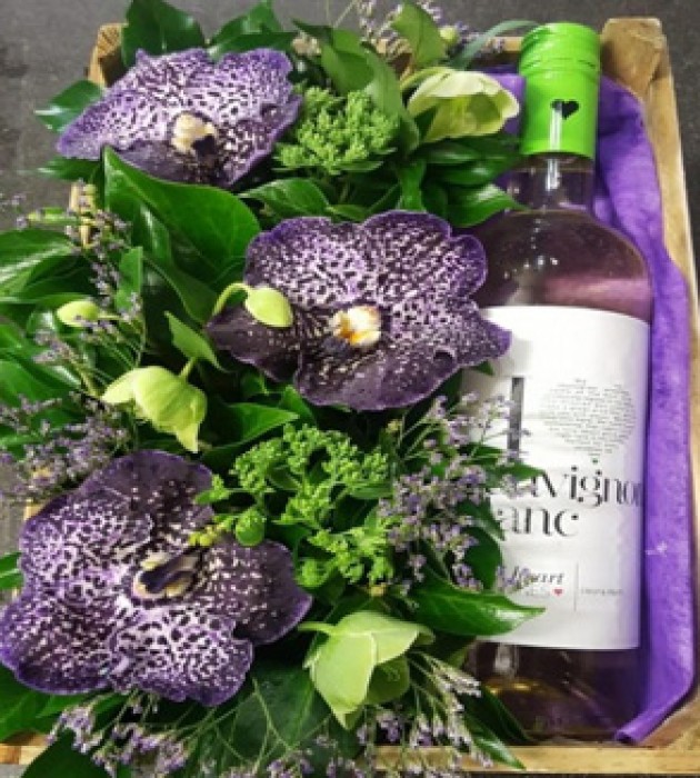 Wine Flower Crate