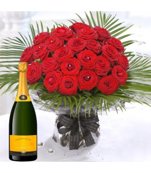 24 Roses & Champagne