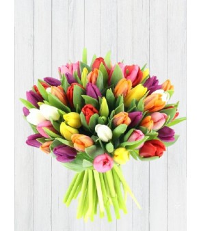 40 Mixed Tulips