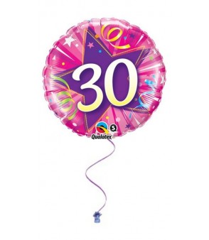 Pink 30th Birthday Foil