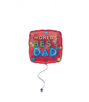World's Best Dad Foil Balloon 18in