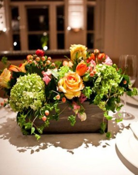 Autumnal Flower Crate