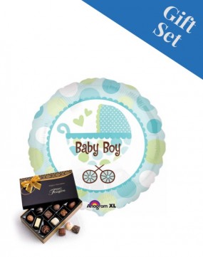 Baby Boy Carriage 18 Foil balloon
