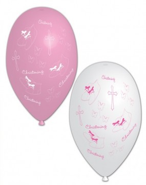 BALLOON pk6 28cm Christ. Pink