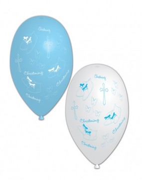 BALLOON pk6 28cm Christ. Blue