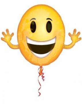 Emoticon SuperShape Balloon 39x23in