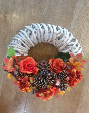 Modern Autumn Wreath